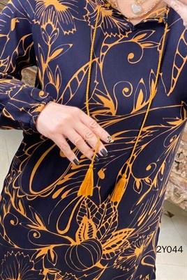 Desenli Tunik Elbise